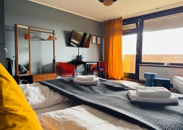 Klassen Stay - Design Studio In 11 Etage - Tolle Aussicht - Sauna, Pool - Netflix
